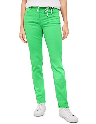 Cecil Damen Slim Fit Hose, Smash Green, 29 von Cecil