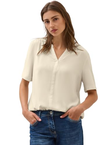 Cecil Damen Split Neck Viskose-Bluse von Cecil
