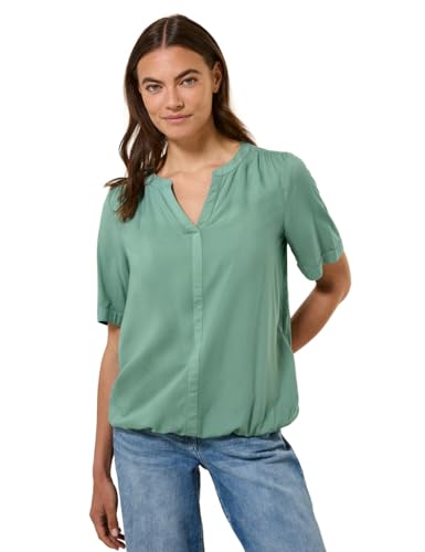 Cecil Damen Split Neck Viskose-Bluse von Cecil