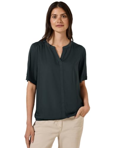 Cecil Damen Split Neck Viskose-Bluse von Cecil