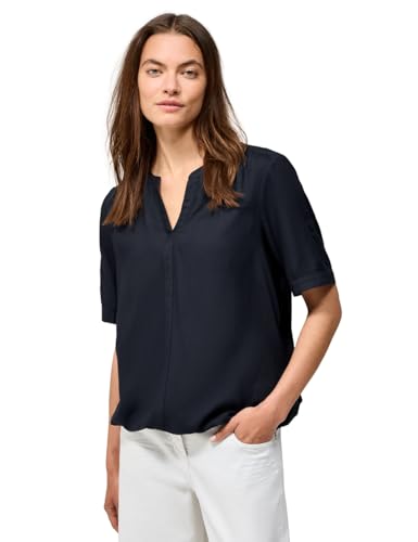 Cecil Damen Split Neck Viskose-Bluse von Cecil