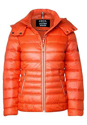 Cecil Damen Sportive Steppjacke Vermillion orange XL von Cecil