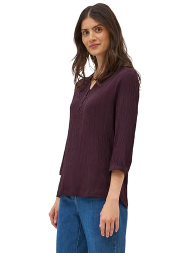 Cecil Damen Strukturbluse in Unifarbe von Cecil