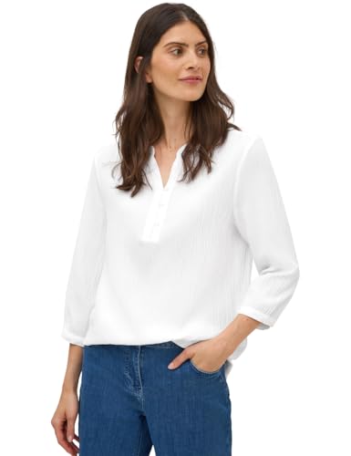 Cecil Damen Strukturbluse in Unifarbe von Cecil