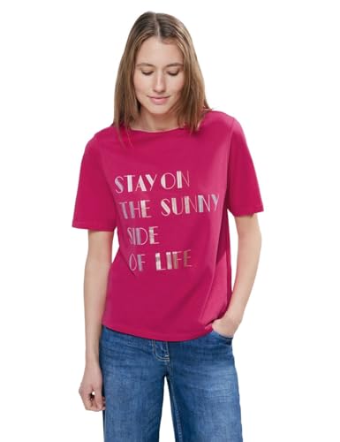 Cecil Damen T-Shirt bedruckt pink sorbet M von Cecil