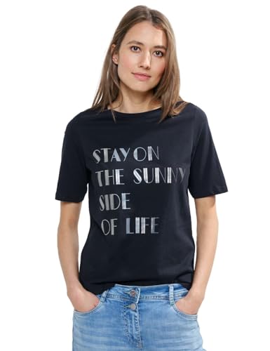 Cecil Damen T-Shirt bedruckt universal blue XS Cecil Damen T-Shirt bedruckt universal blue XS von Cecil