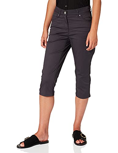 Cecil Damen Vicky Capri Hose, Carbon Grey, W27/L19 von Cecil