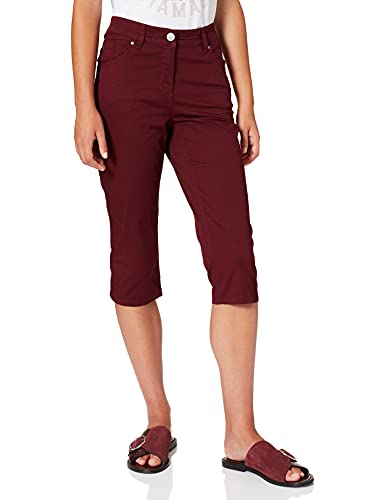 Cecil Damen Vicky Capri Hose, red Grape, W25/L19 von Cecil