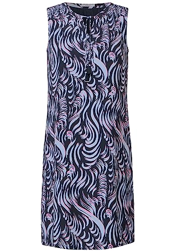 Cecil Damen Wellenprint Crêpe Kleid von Cecil