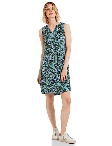 Cecil Damen Wellenprint Crêpe Kleid von Cecil