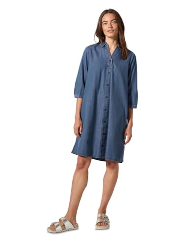 Cecil Damen B144429 Kleid, Mid Blue Wash, L Cecil Damen B144429 Kleid, Mid Blue Wash, L von Cecil