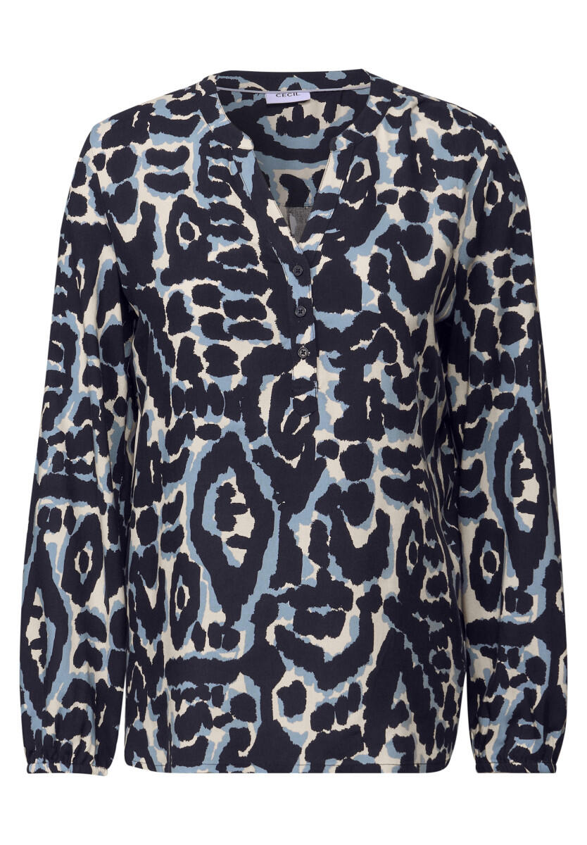 Cecil - Gemusterte Tunika blau - Gr. - XS von Cecil