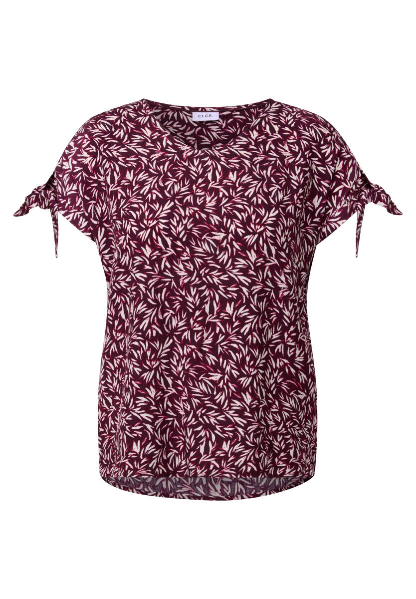 Cecil - Gemustertes Blusenshirt rot - Gr. - M von Cecil