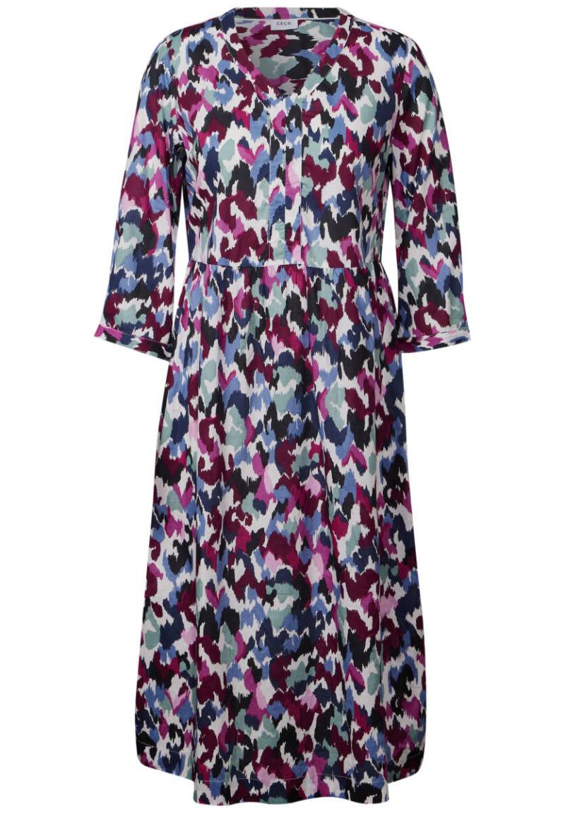 Cecil - Gemustertes Midi-Kleid weiß - Gr. - XS von Cecil