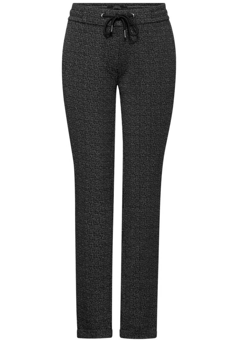 Cecil - Hose in Two-Tone-Optik schwarz von Cecil