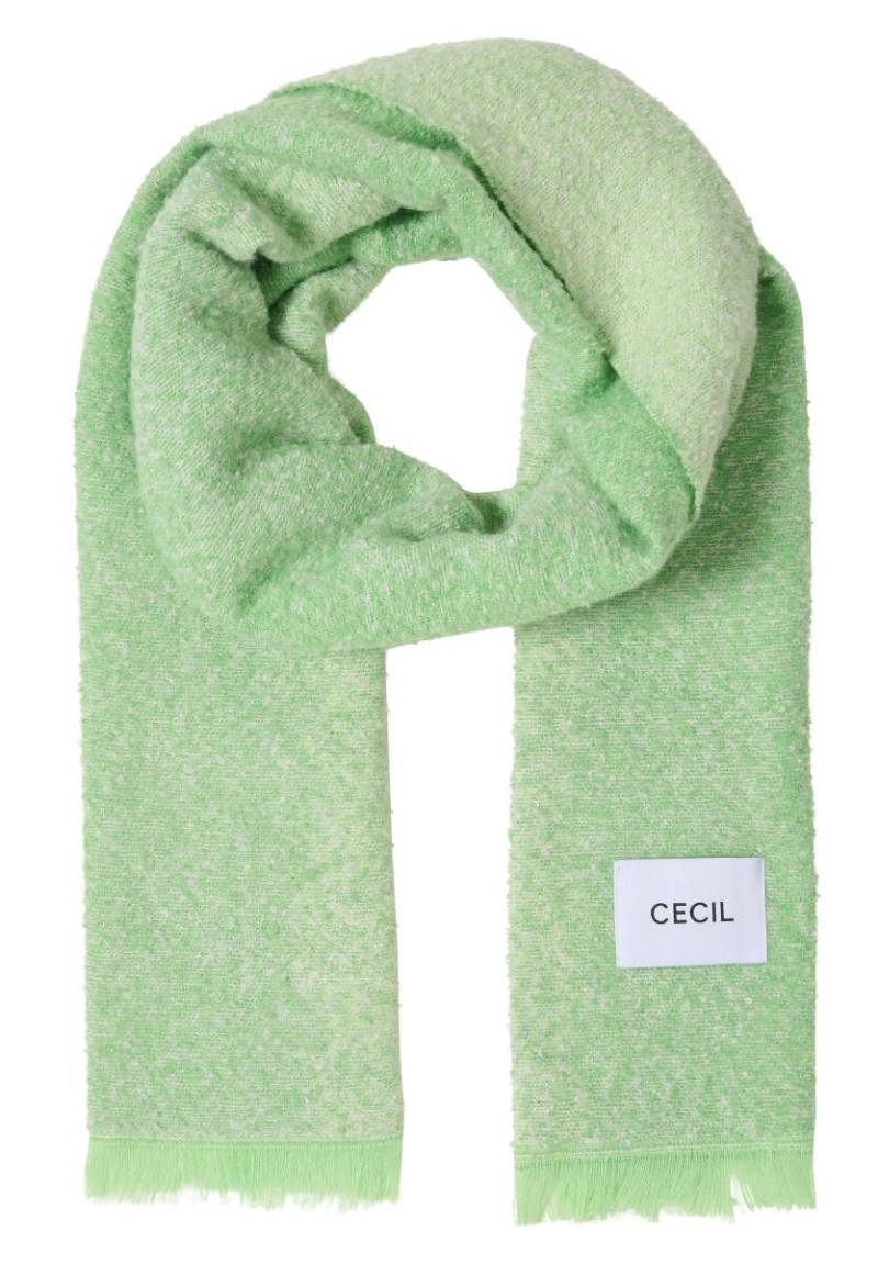 Cecil - Jacquard Schal grün von Cecil