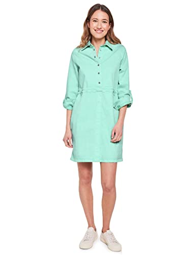 CECIL Damen B143530 Jeanskleid, Clary Mint, X-Large von Cecil