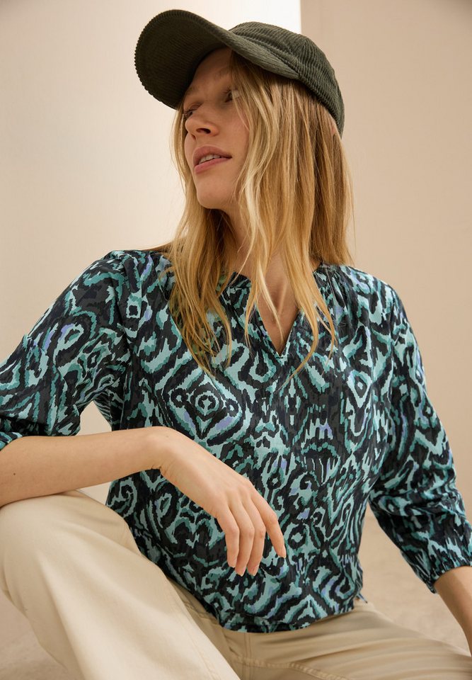 CECIL Klassische Bluse mit All-Over Print von CECIL