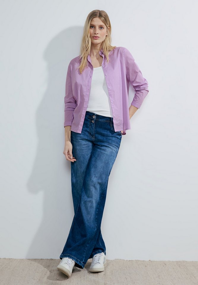 CECIL Langarmbluse Gestreifte Hemdbluse von CECIL