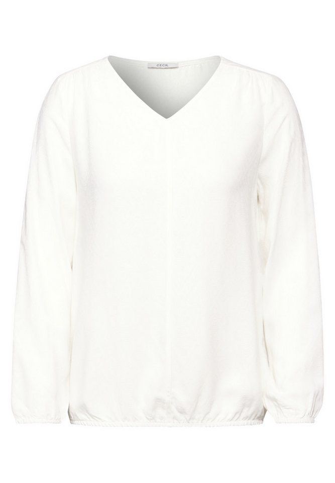 CECIL Langarmbluse Jaquard-Bluse von CECIL
