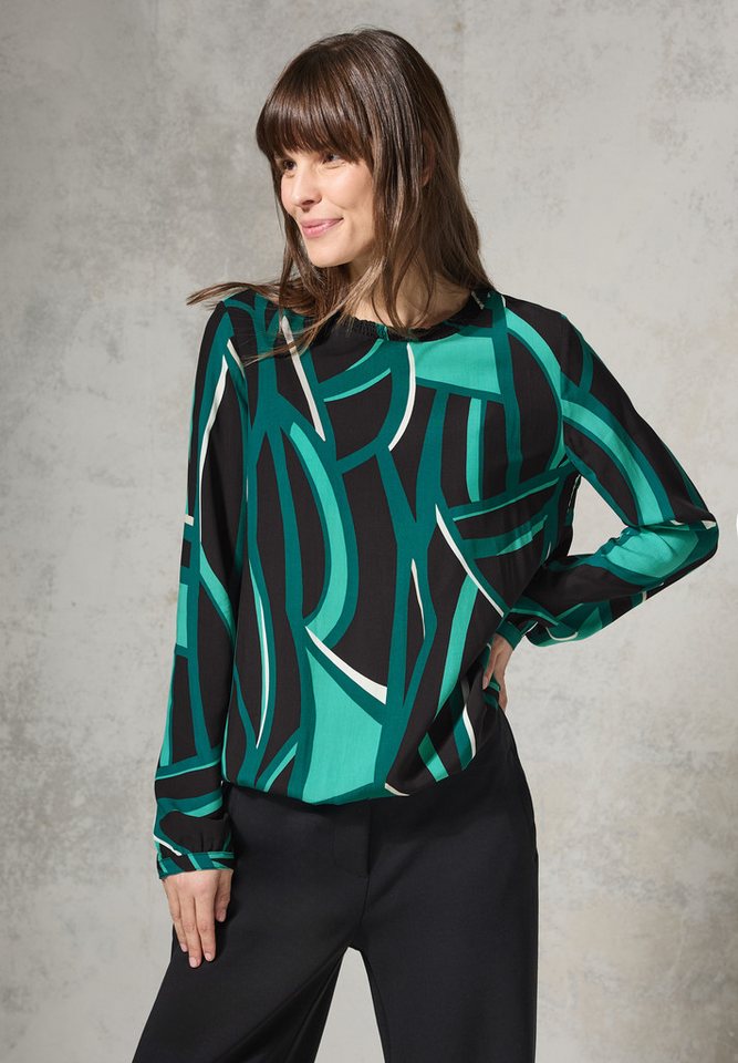 CECIL Langarmbluse mit All-Over Print von CECIL