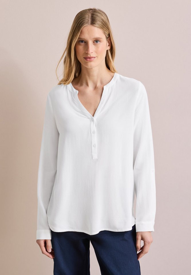 CECIL Langarmbluse mit dekorativer Knopfleiste von CECIL