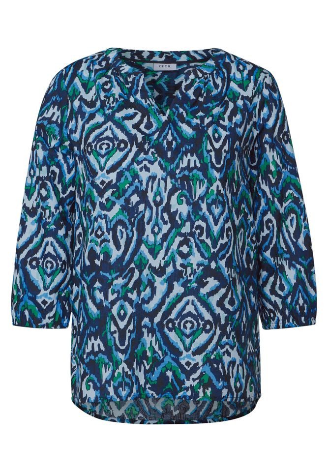 CECIL Druckbluse -Tunika Bluse - modische feminine Frühlingsbluse mit 3/4 Arm von CECIL