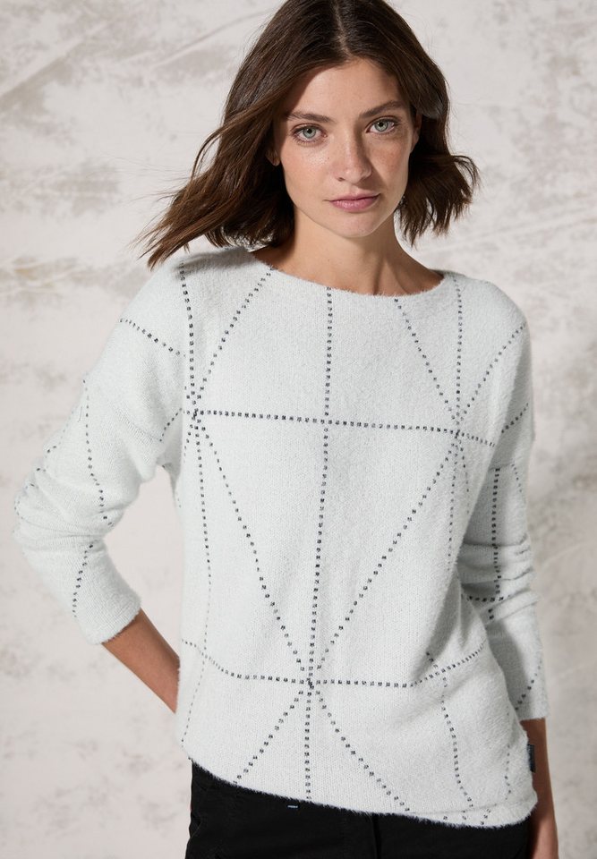 CECIL Langarmshirt mit U-Boot-Ausschnitt von CECIL
