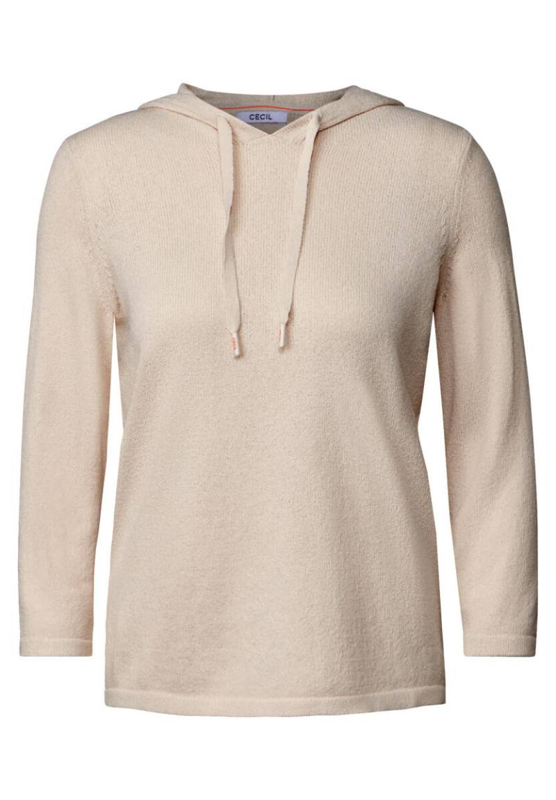Cecil - Leichter Hoodie beige - Gr. - XXL von Cecil