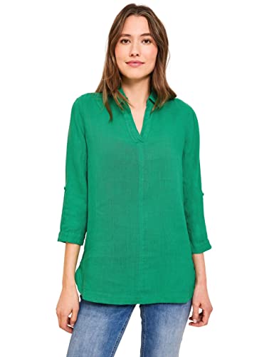 CECIL Damen B343754 Leinenbluse, Trefoil Green, L CECIL Damen B343754 Leinenbluse, Trefoil Green, L von Cecil