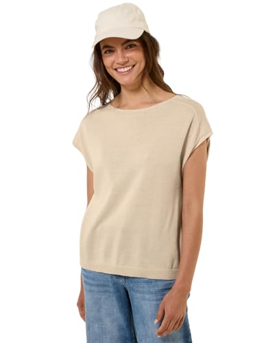 Cecil Damen B303276 Pullover, Pearl Beige Mel, XXL von Cecil