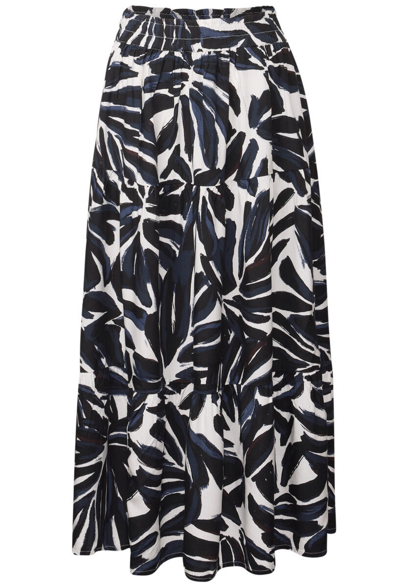 Cecil - Maxi-Rock mit Volants blau - Gr. - S von Cecil