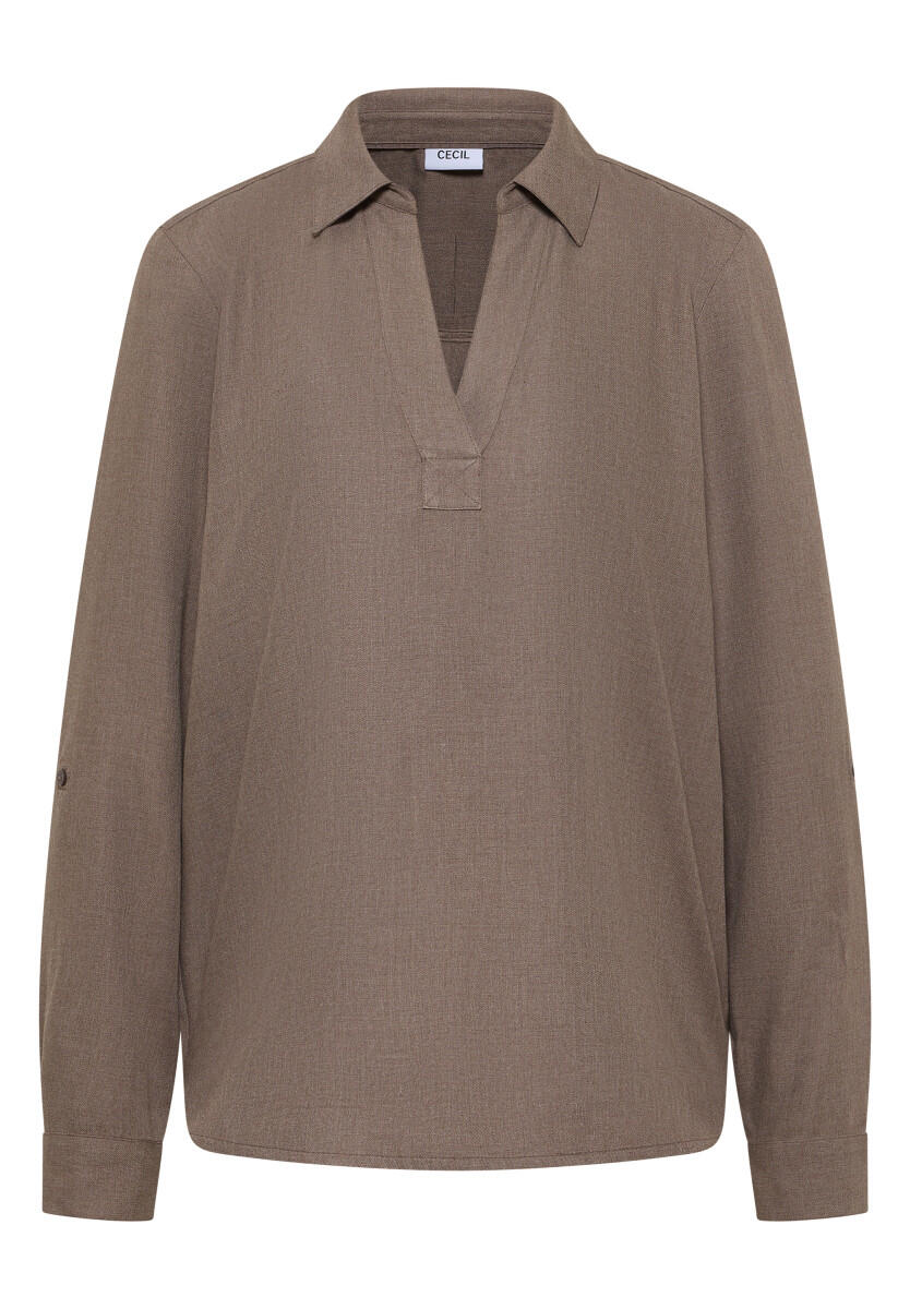 Cecil - Melange Bluse braun - Gr. - XS von Cecil