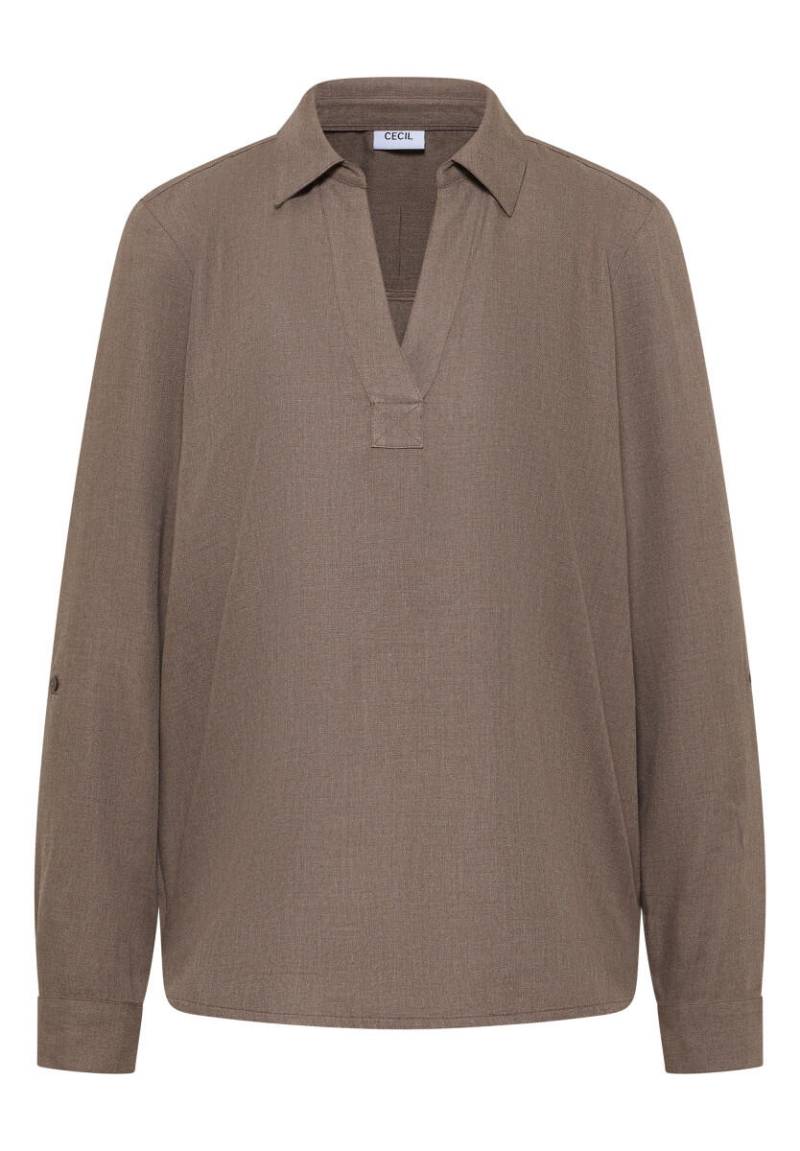 Cecil - Melange Bluse braun - Gr. - XS von Cecil