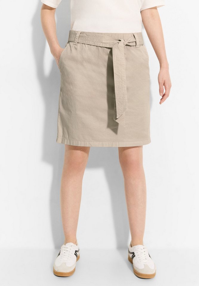 CECIL Midirock mit Stoffgürtel von CECIL