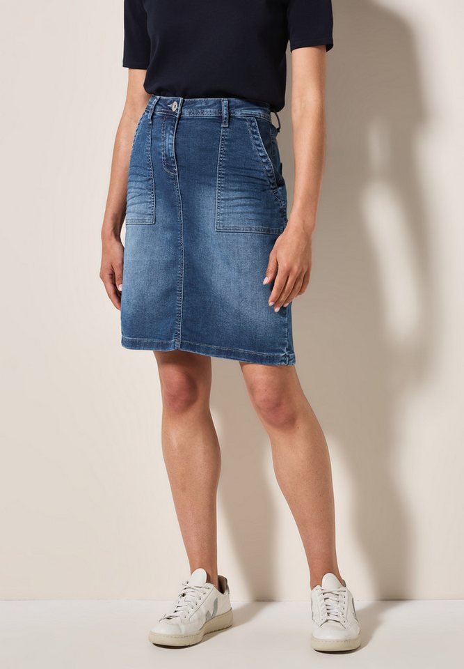 CECIL Minirock aus Baumwolle mit Stretchanteil von CECIL