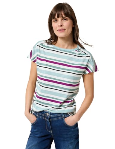 Cecil Damen B323194 T-Shirt, Matcha Green, XXL von Cecil