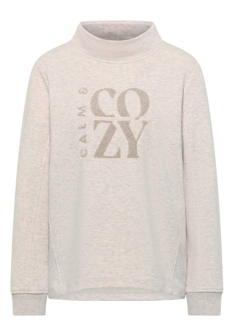 Cecil - Pullover mit Embroidery beige - Gr. - M von Cecil