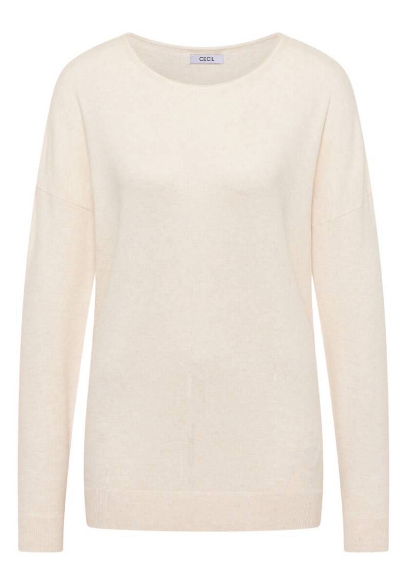 Cecil - Pullover mit Strukturdetail beige - Gr. - XXL von Cecil