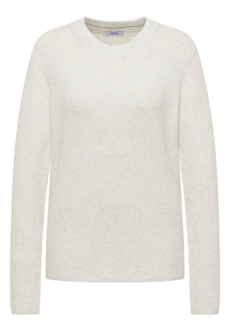 Cecil - Pullover mit Strukturdetails beige - Gr. - L von Cecil