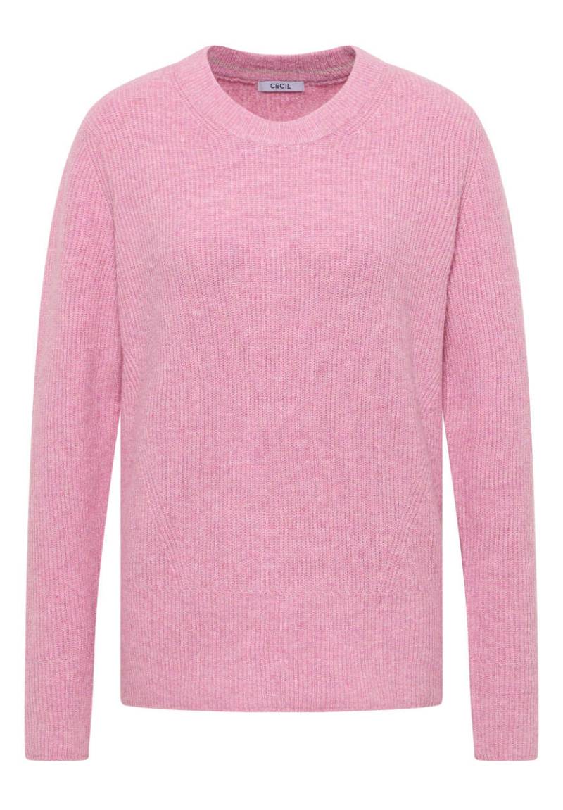 Cecil - Pullover mit Strukturdetails pink - Gr. - S von Cecil