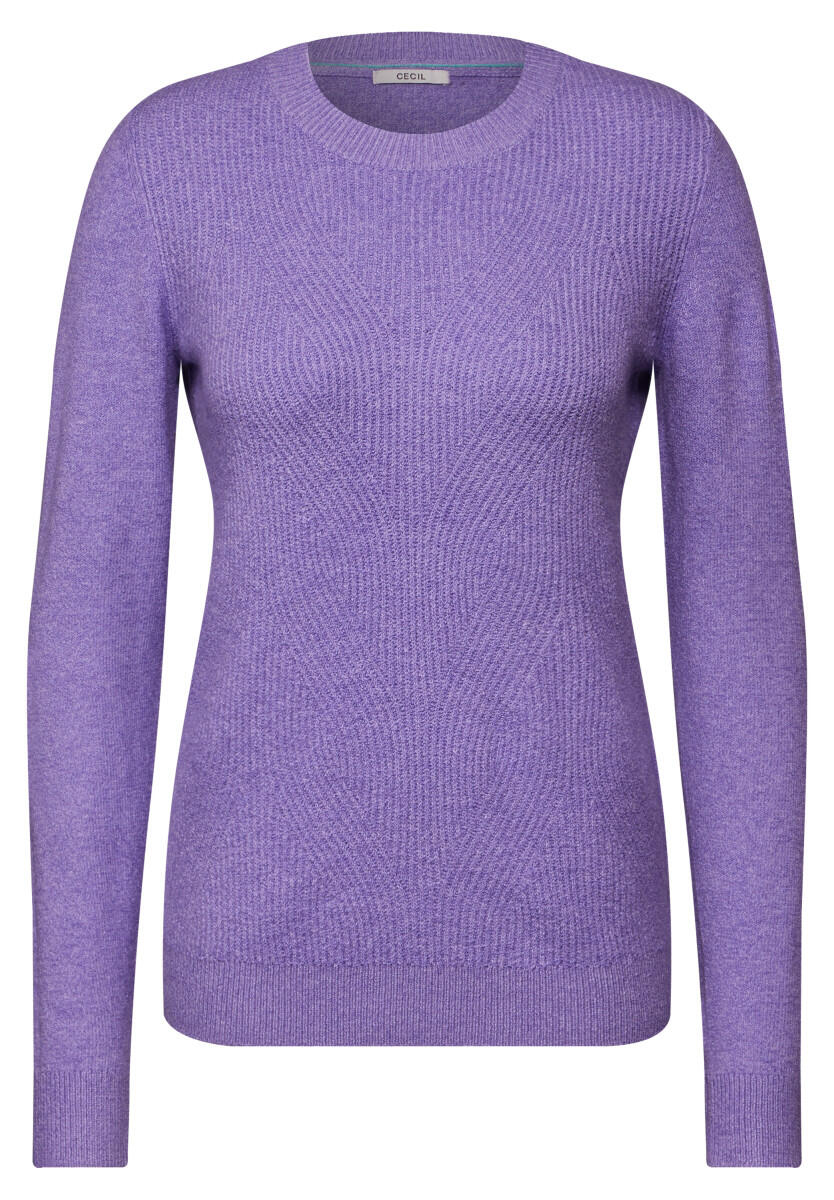 Cecil - Pullover mit Strukturmuster violet - Gr. - XS von Cecil