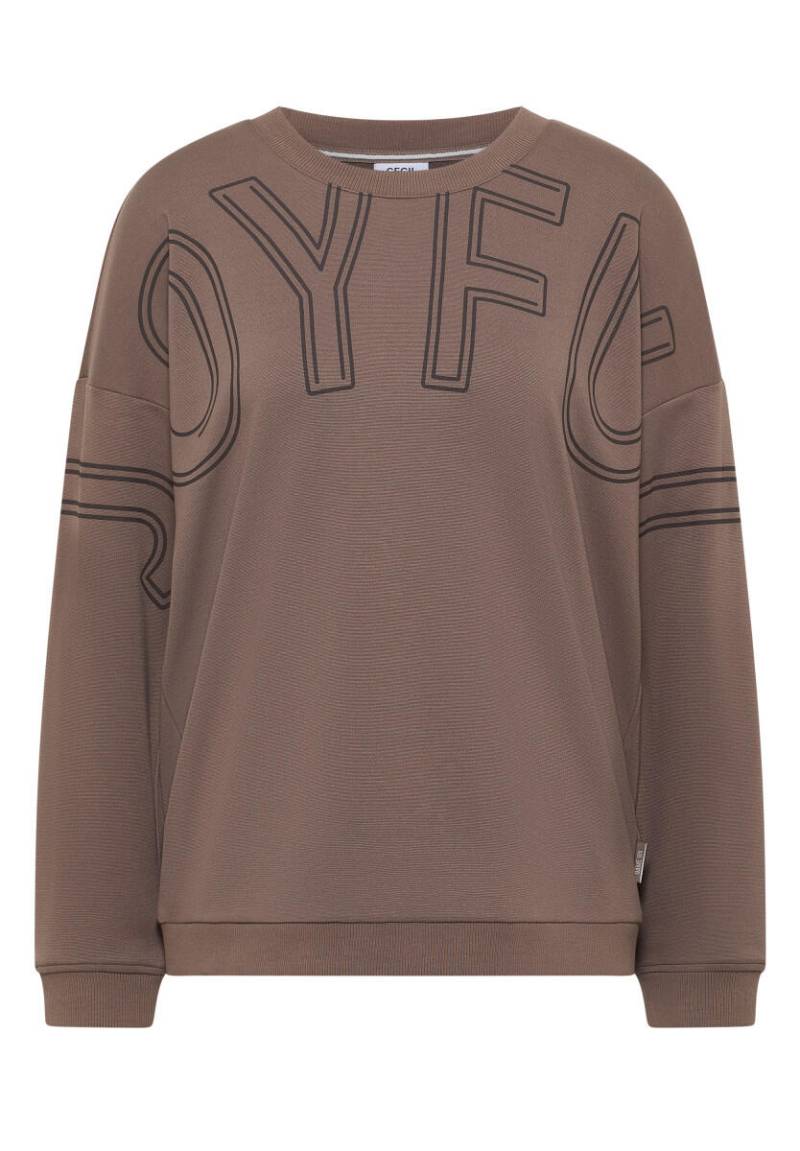 Cecil - Shirt mit Frontprint beige - Gr. - M von Cecil