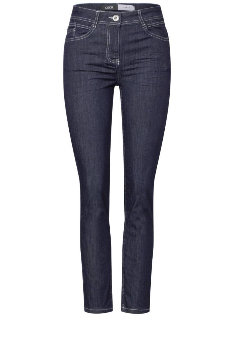 Cecil - Slim Fit Jeans - Style Vicky blau - Gr. - 28/28 von Cecil
