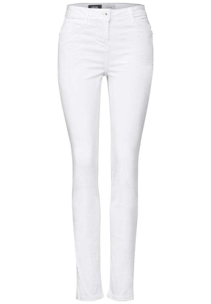 Cecil - Slim Fit Jeans weiß - Gr. - 28/28 von Cecil