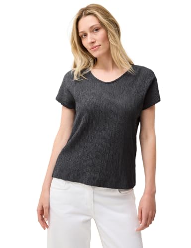 Cecil Damen B323367 T-Shirt, Volcanic Grey, XL von Cecil