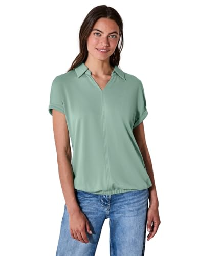 Cecil Damen B323118 T-Shirt, Matcha Green, L von Cecil