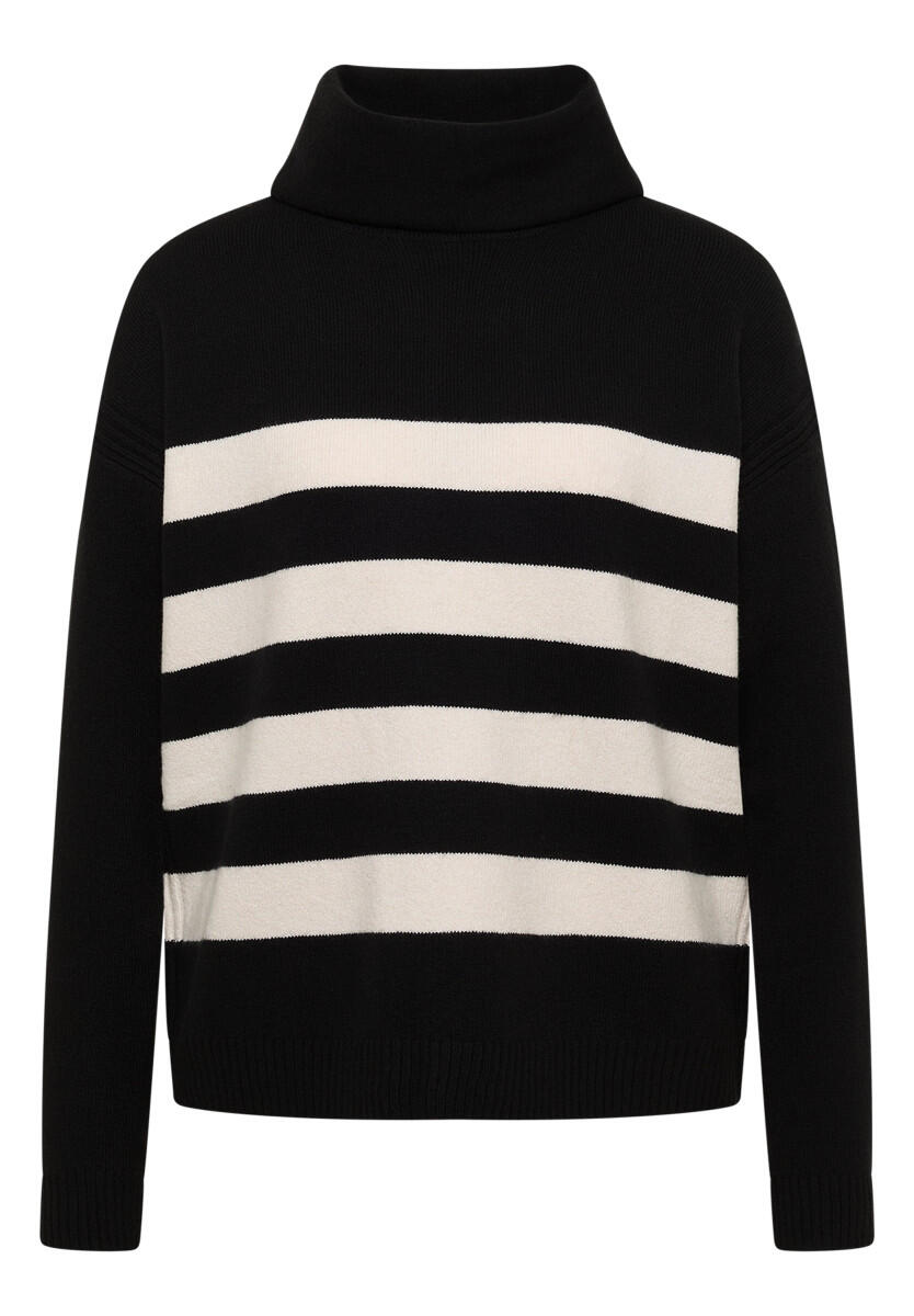 Cecil - Softer Rollkragenpullover schwarz - Gr. - M von Cecil