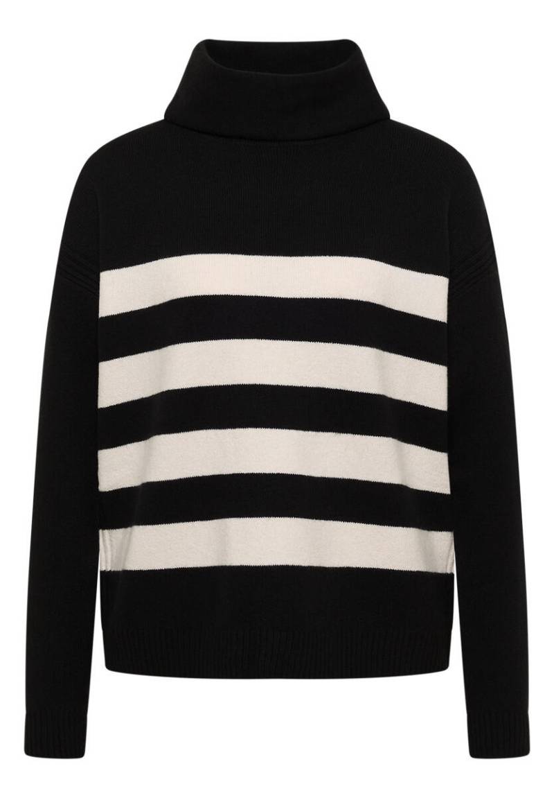 Cecil - Softer Rollkragenpullover schwarz - Gr. - XS von Cecil