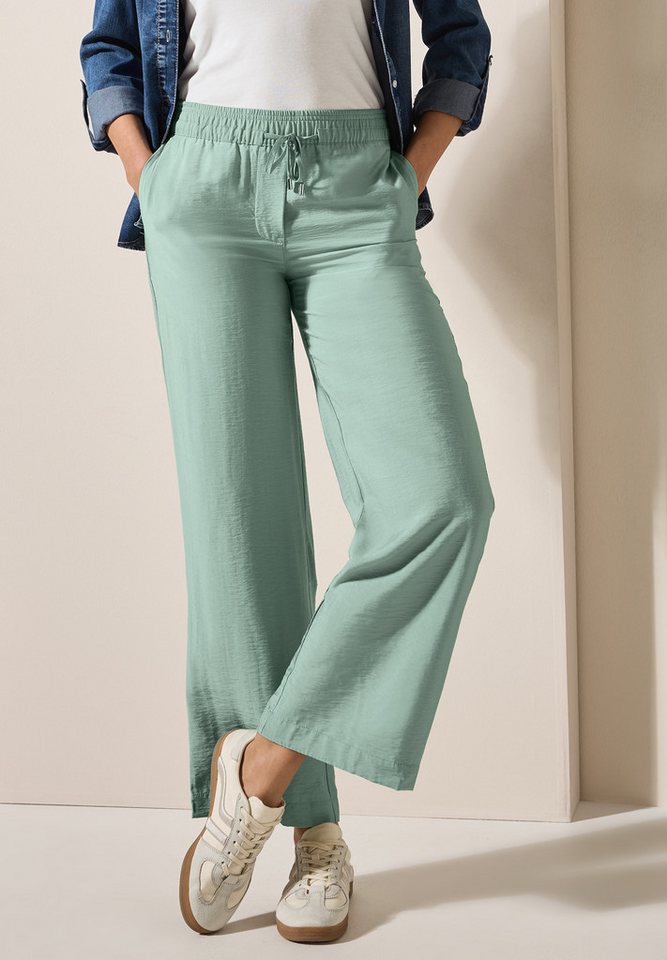 CECIL Stoffhose Style Neele Sommerhose mit elastischem Bund mit Tunnelzug von CECIL